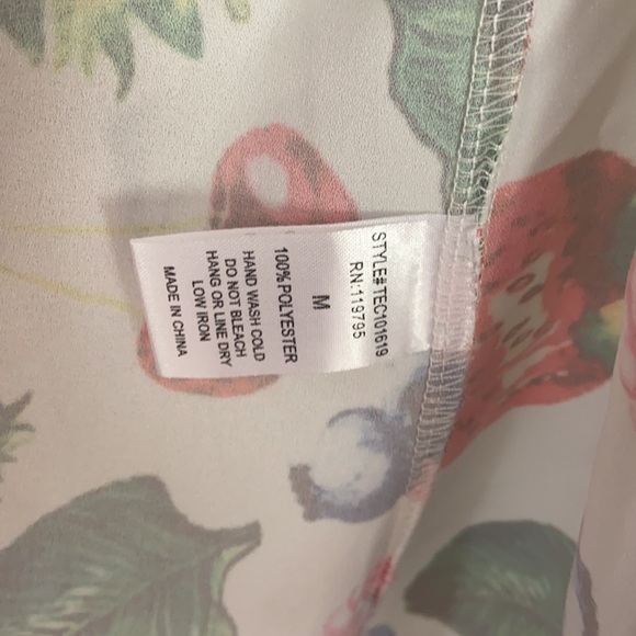 Unique Vintage “The Moon” Neck tie blouse - Picture 3 of 3